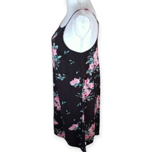 VANS BLACK & PINK FLORAL DRESS SZ.S EUC. - Picture 5 of 7